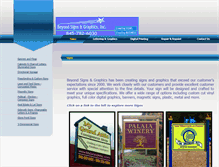 Tablet Screenshot of beyondsignsonline.com